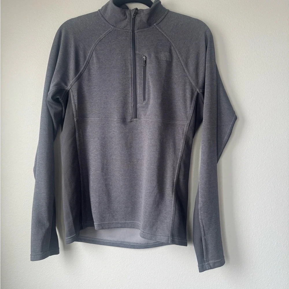 The North Face Gray Quarter-Zip Pullover